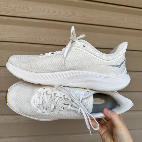 Hoka One One Solimar 1123074 WWH Mens 11.5D Running Shoes White Athletic Sneaker main image 7